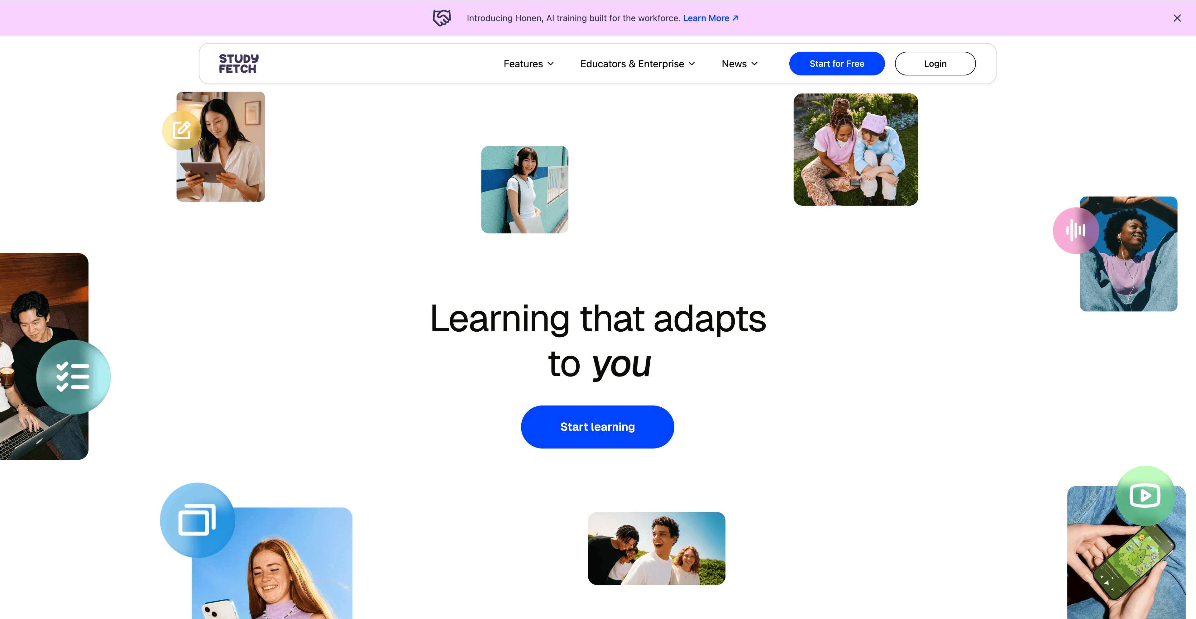 StudyFetch AI study assistant interface
